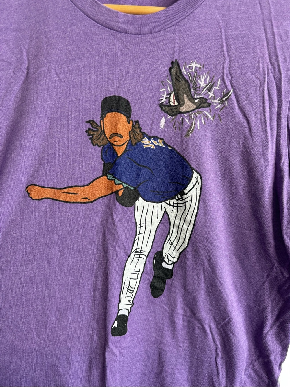 Randy Johnson Hits the Bird t-shirt